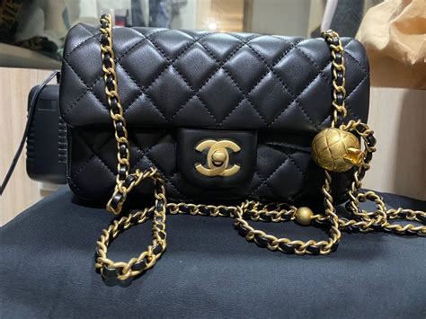 chanel gold ball bag|chanel mini flap bag rectangular.